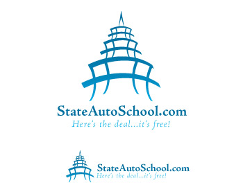Logo Design entry 300720 submitted by theonedesigner.com to the Logo Design for StateAutoSchool.com run by milleraa78