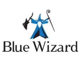 Logo Design entry 305828 submitted by AdamDesign to the Logo Design for Blue Wizard run by adhominem