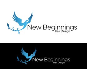Logo Design Entry 306909 submitted by adoydesign to the contest for New Beginnings Hair Design run by mikecurran1980