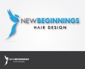 Logo Design entry 306928 submitted by clastopus to the Logo Design for New Beginnings Hair Design run by mikecurran1980