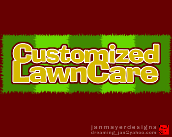Logo Design entry 307034 submitted by JanMayer to the Logo Design for Customized Lawn Care run by Cap1216