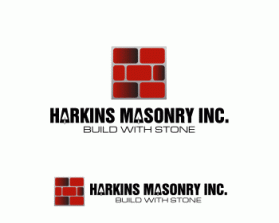 Logo Design entry 309435 submitted by weswos to the Logo Design for Harkins Masonry Inc. run by Michael S 65