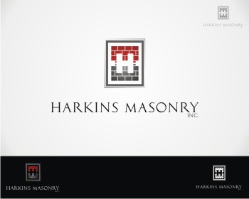 Logo Design entry 309463 submitted by Alwie to the Logo Design for Harkins Masonry Inc. run by Michael S 65