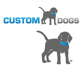 Logo Design entry 310316 submitted by maadezine to the Logo Design for Custom Dogs run by karonlaine29