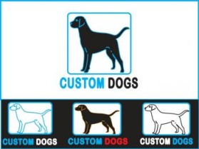 Logo Design Entry 310321 submitted by smaarkmedia to the contest for Custom Dogs run by karonlaine29