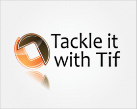 Logo Design entry 312823 submitted by nymphantom to the Logo Design for Tackle It With Tif run by Tackle It With Tif