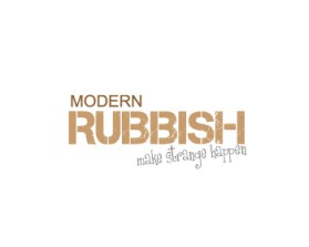 Logo Design entry 312859 submitted by FITRAH  to the Logo Design for Modern Rubbish run by modernrubbish