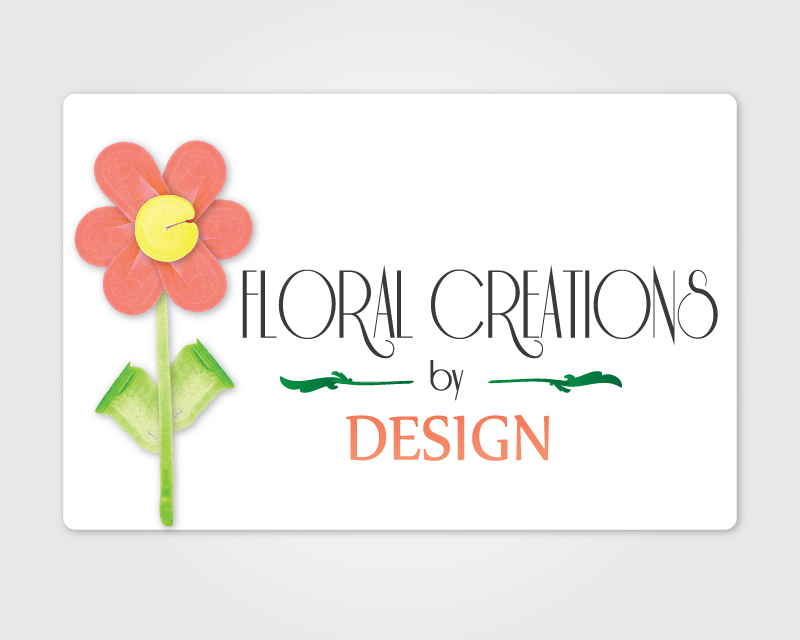 Business Card & Stationery Design entry 314626 submitted by kowaD to the Business Card & Stationery Design for Floral Creations by Design run by psalvia