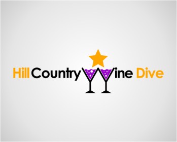 Logo Design entry 315194 submitted by clastopus to the Logo Design for Hill Country Wine Dive run by angie2times