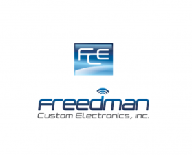 Logo Design entry 316556 submitted by cj38 to the Logo Design for Freedman Custom Electronics, Inc. run by scottatlanta