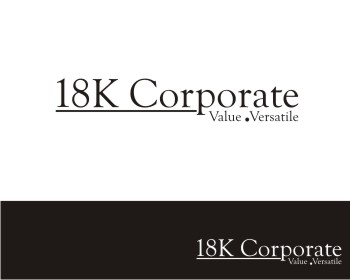 Logo Design entry 318721 submitted by d_X to the Logo Design for 18K Corporate run by thingo