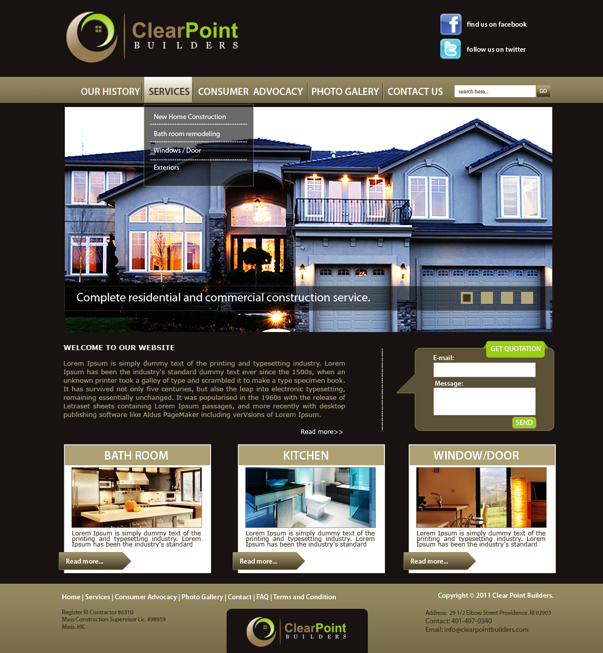 Web Design entry 322745 submitted by madskill