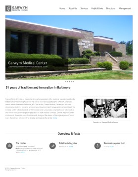 Web Design entry 325792 submitted by KreativeFingers to the Web Design for Garwyn Medical Center run by candice