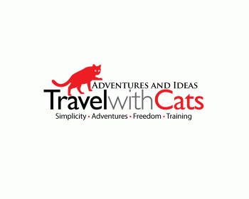 Logo Design entry 330647 submitted by cj38 to the Logo Design for Travel with Cats run by C Ahearn