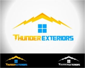 Logo Design entry 336414 submitted by eZoeGraffix to the Logo Design for Thunder Exteriors run by VMarket