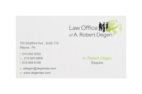 Business Card & Stationery Design entry 338510 submitted by janedoe to the Business Card & Stationery Design for Law Office of A. Robert Degen run by adgen
