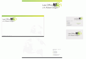 Business Card & Stationery Design entry 338511 submitted by janedoe to the Business Card & Stationery Design for Law Office of A. Robert Degen run by adgen