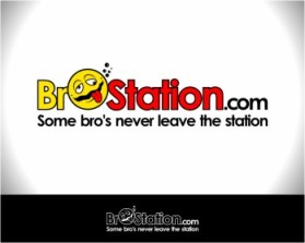 Another design by dumber submitted to the Logo Design for www.BroStation.com by mattypizzlet