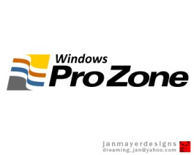 Logo Design entry 354954 submitted by gadizrenata to the Logo Design for WindowsProZone.com run by contentsam
