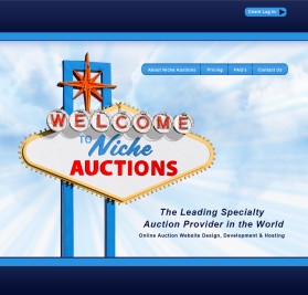 Web Design entry 357859 submitted by borzoid to the Web Design for NicheAuctions.com run by tourflags