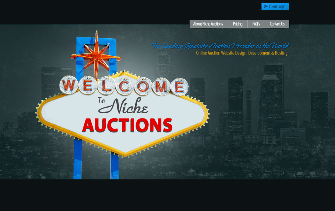 Web Design entry 357873 submitted by brandasaur to the Web Design for NicheAuctions.com run by tourflags