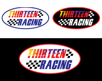 Logo Design entry 358229 submitted by twittums to the Logo Design for thirteen racing run by zbeatz