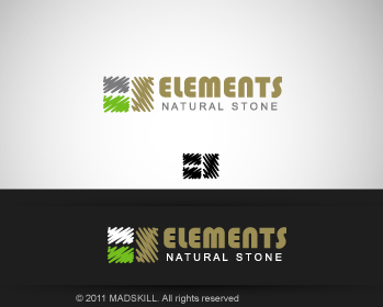 Logo Design entry 360611 submitted by madskill to the Logo Design for ElementzNaturalStone.com run by uniqueperspective