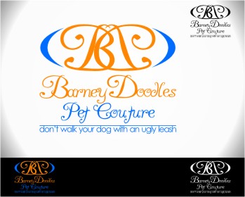 Logo Design entry 360688 submitted by dumber to the Logo Design for Barneydoodles Pet Couture run by Barneydoodle