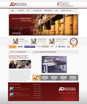 Web Design entry 366227 submitted by jnjnnino to the Web Design for Advantech Packaging run by atp2182