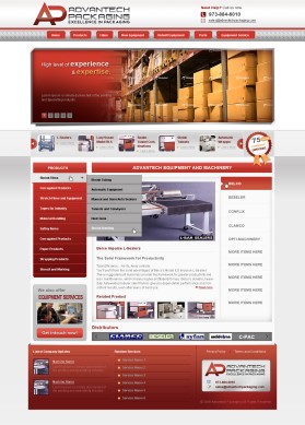 Web Design entry 366257 submitted by Omee to the Web Design for Advantech Packaging run by atp2182