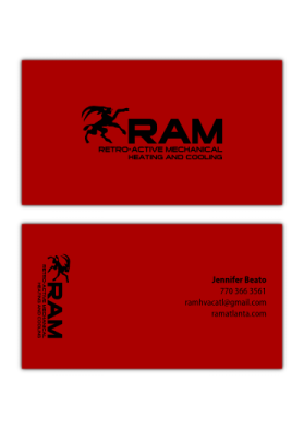 Business Card & Stationery Design entry 366388 submitted by maryanto to the Business Card & Stationery Design for Retro-Active Mechanical, Inc. (RAM) run by ramatlanta