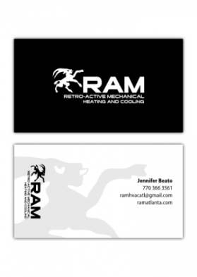 Business Card & Stationery Design entry 366391 submitted by maryanto to the Business Card & Stationery Design for Retro-Active Mechanical, Inc. (RAM) run by ramatlanta
