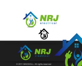 Logo Design entry 366782 submitted by madskill to the Logo Design for NRJ Electrical run by NRJ