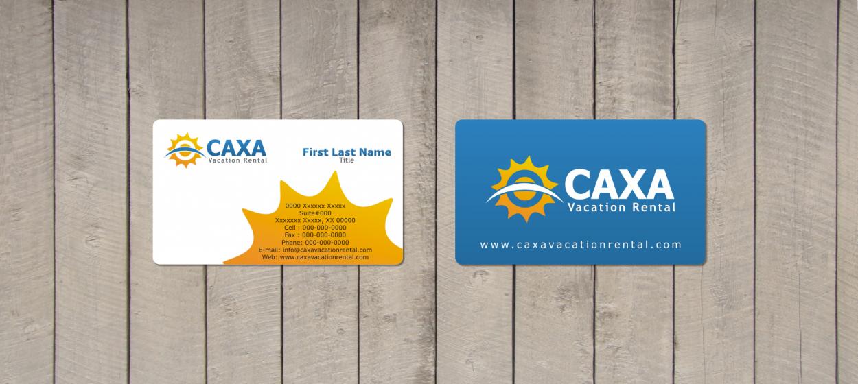 Business Card & Stationery Design entry 368246 submitted by nerdcreatives to the Business Card & Stationery Design for CAXA Vacation Rental run by Logobuyer