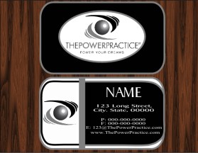 Business Card & Stationery Design Entry 368341 submitted by JCR to the contest for The Power Practice run by drgerber
