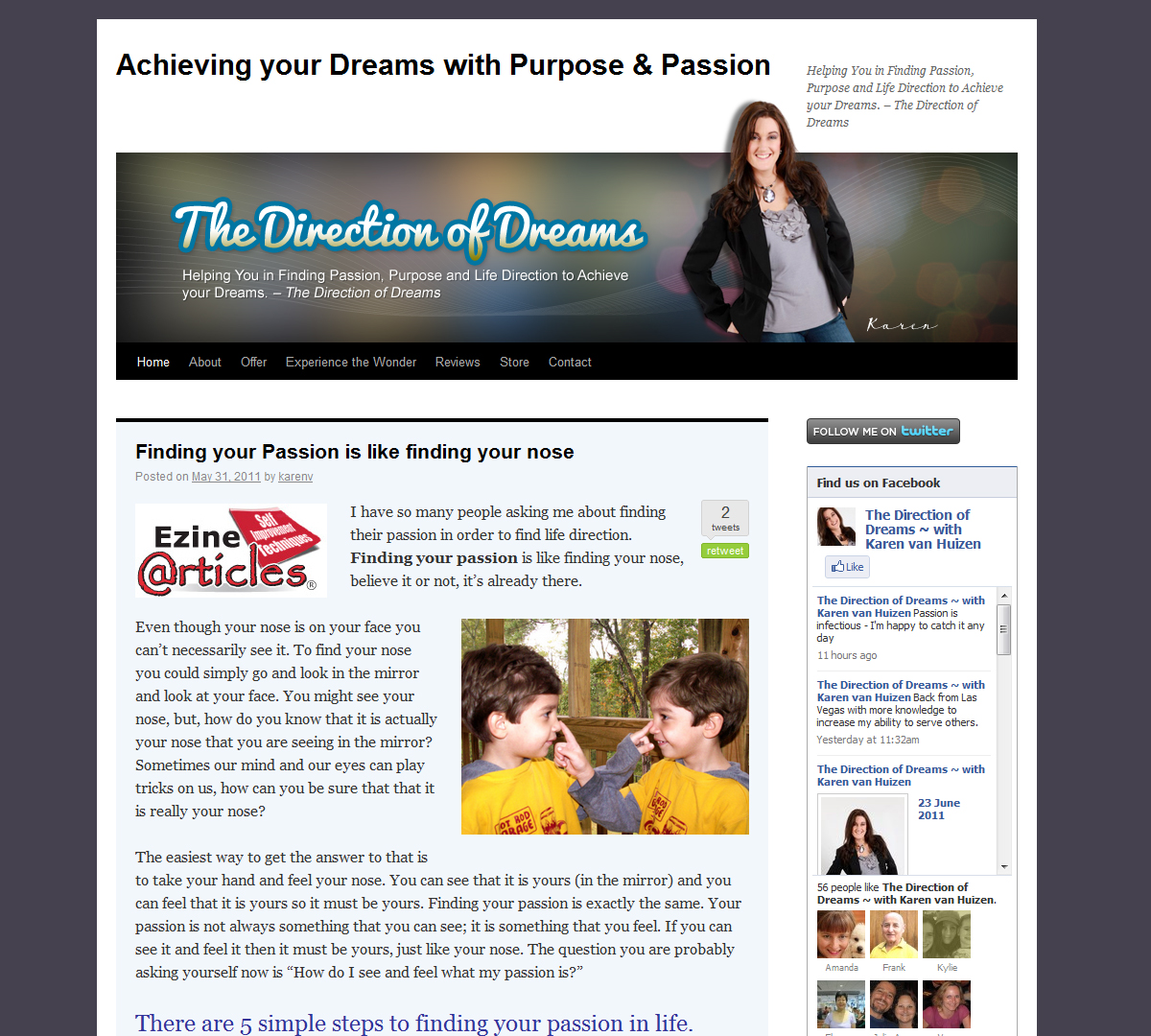 Banner Ad Design entry 370320 submitted by drake to the Banner Ad Design for The Direction of Dreams run by karenvanhdesign