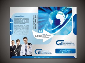 Brochure Design entry 370383 submitted by nerdcreatives to the Brochure Design for Corporate Information Technologies run by CIT