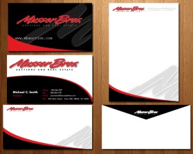 Business Card & Stationery Design entry 370552 submitted by skyford412 to the Business Card & Stationery Design for Musser Bros. Inc. / www.mbauction.com run by ssmusser