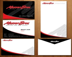 Business Card & Stationery Design entry 370553 submitted by skyford412 to the Business Card & Stationery Design for Musser Bros. Inc. / www.mbauction.com run by ssmusser