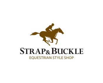 Logo Design entry 374993 submitted by frankeztein to the Logo Design for Strap and Buckle Equestrian Style Shop Co. run by StrapAndBuckle