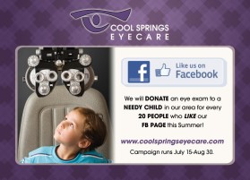 Graphic Design entry 377092 submitted by r0bb1e-design to the Graphic Design for Cool Springs EyeCare run by kegobucks
