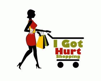 Logo Design entry 377174 submitted by cclia to the Logo Design for www.IGotHurtShopping.com run by boards3700