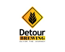 Logo Design entry 377921 submitted by joekong to the Logo Design for Detour Brewing Company run by detourbrewing