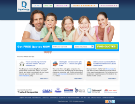 Web Design entry 378721 submitted by HisEye4Dezign to the Web Design for Insurance Quote Comparison Website run by webwurks