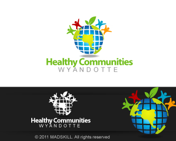 Logo Design entry 379173 submitted by madskill to the Logo Design for Healthy Communities Wyandotte run by HCWyco