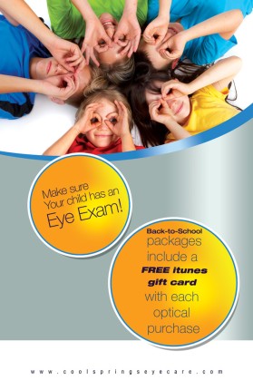 Graphic Design entry 379450 submitted by katrina to the Graphic Design for Cool Springs EyeCare run by jstrock3932