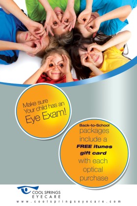Graphic Design entry 379453 submitted by katrina to the Graphic Design for Cool Springs EyeCare run by jstrock3932