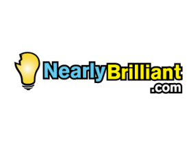 Logo Design entry 381901 submitted by glassfairy to the Logo Design for NearlyBrilliant.com run by gpvideo
