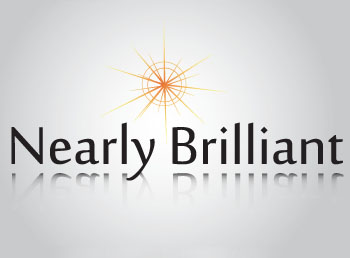 Logo Design entry 381976 submitted by ram-oj zan to the Logo Design for NearlyBrilliant.com run by gpvideo
