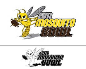 Logo Design entry 388365 submitted by JINKODESIGNS to the Logo Design for Mosquito Bowl Flag Football Tournament run by chenders